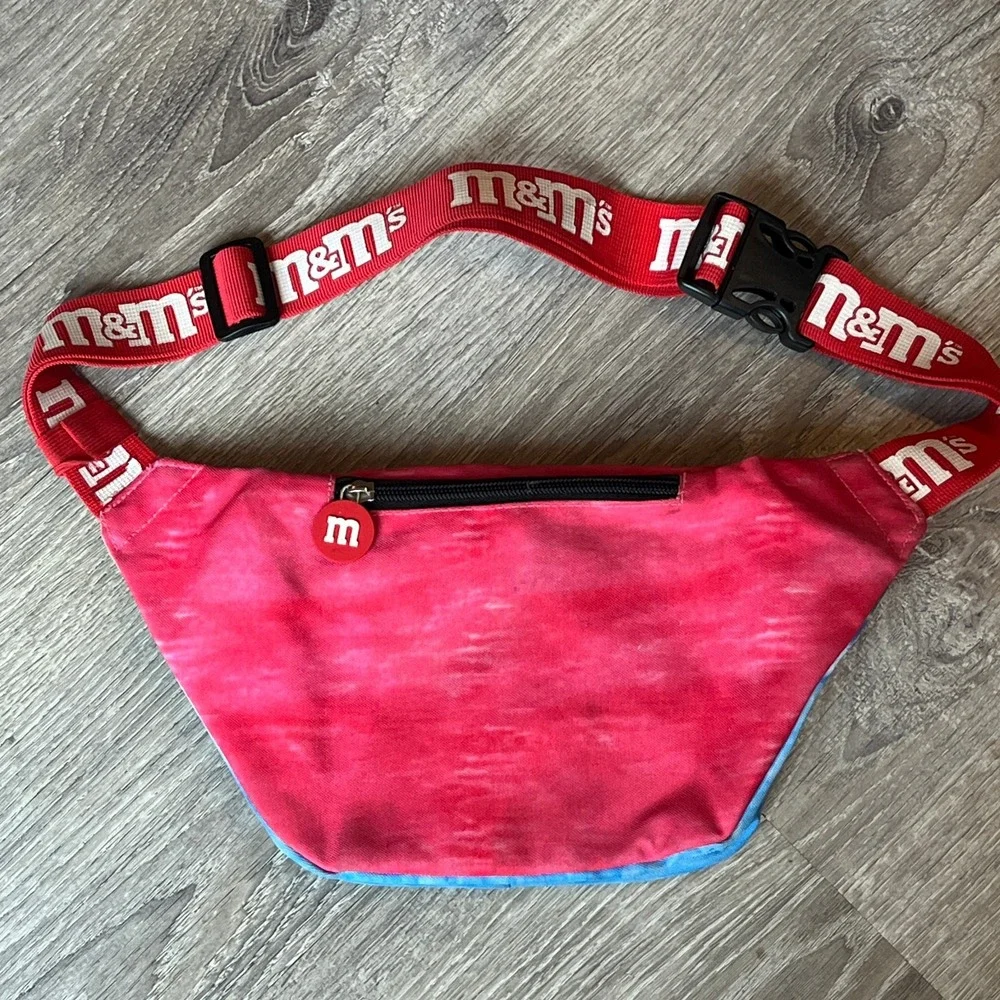 M&M's Fanny Pack Belt Bag Tie Dye 3‎ Pockets Adjustable Strap Waist Pack